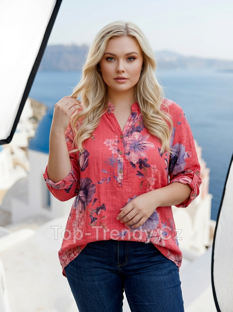 DÁMSKÁ KVĚTOVANÁ HALENKA VAINE
