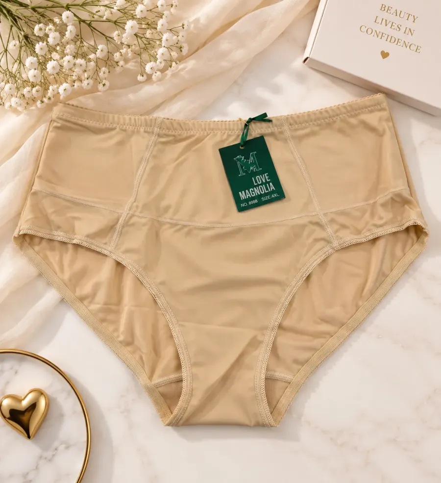 DÁMSKÉ ELASTICKÉ KALHOTKY MAGNOLIA S VYŠŠÍM PASEM KRISTYNA