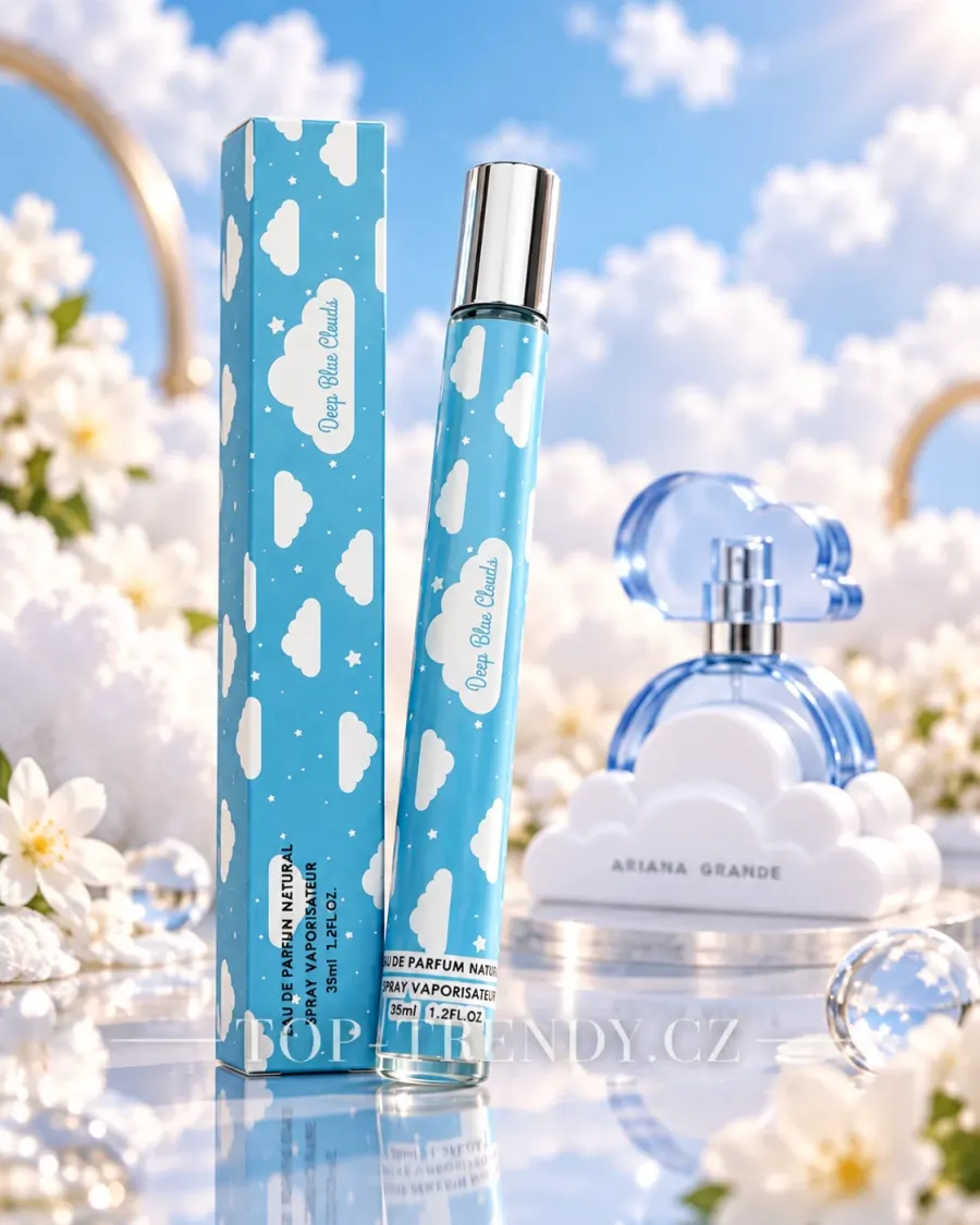 PARFÉMOVANÁ VODA DEEP BLUE CLOUDS INSPIROVÁNO VŮNÍ ARIANA GRANDE CLOUD.