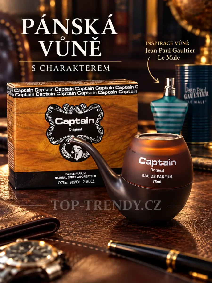 TIVERTON CAPTAIN ORIGINAL – PÁNSKÁ PARFÉMOVANÁ VODA 75 ML