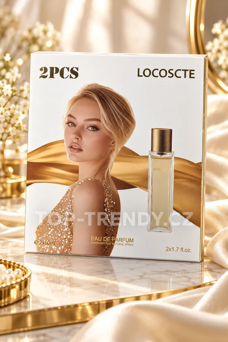 DÁRKOVÁ SADA LOCOSCTE POUR FEMME 2×50 ML – INSPIROVANÁ LACOSTE POUR FEMME