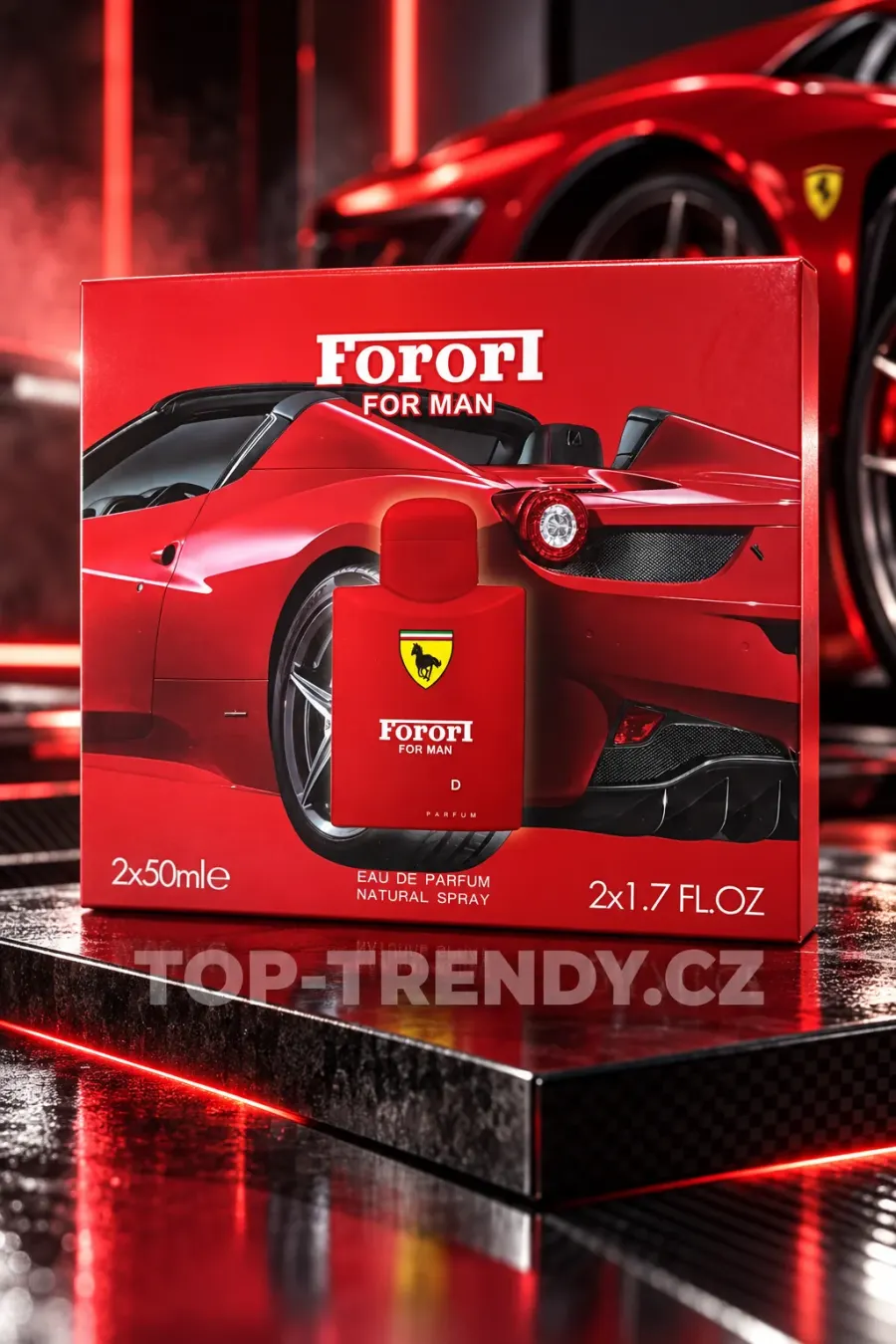 DÁRKOVÁ SADA FORORI FOR MAN – INSPIROVANÁ FERRARI 2×50 ML