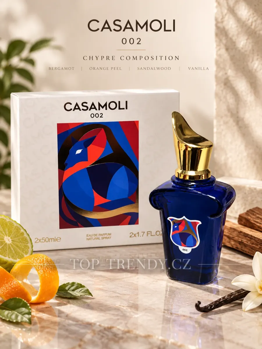 DÁRKOVÁ SADA CASAMOLI 002 – INSPIROVANÁ XERJOFF CASAMORATI 2×50 ML