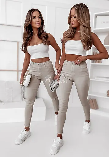 SIMPLE JEANS RAINBOW BEIGE
