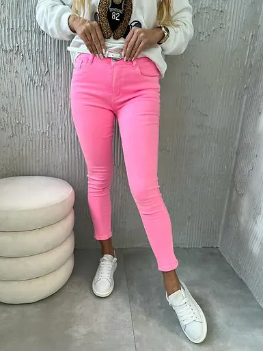 SIMPLE JEANS RAINBOW NEON